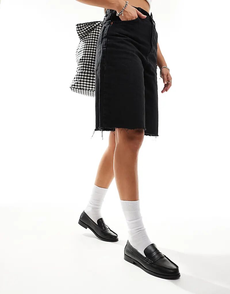 Лоферы schuh Lillian из черной кожи