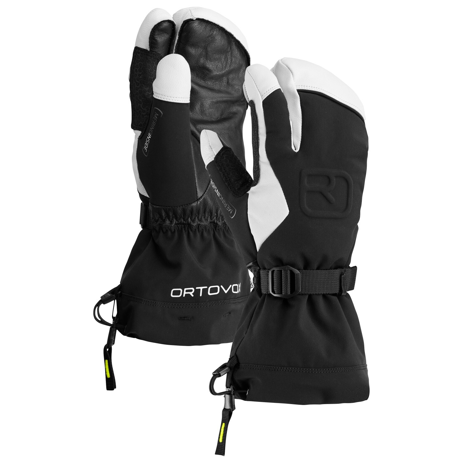 

Перчатки Ortovox Merino Freeride 3 Finger Glove, цвет Black Raven II