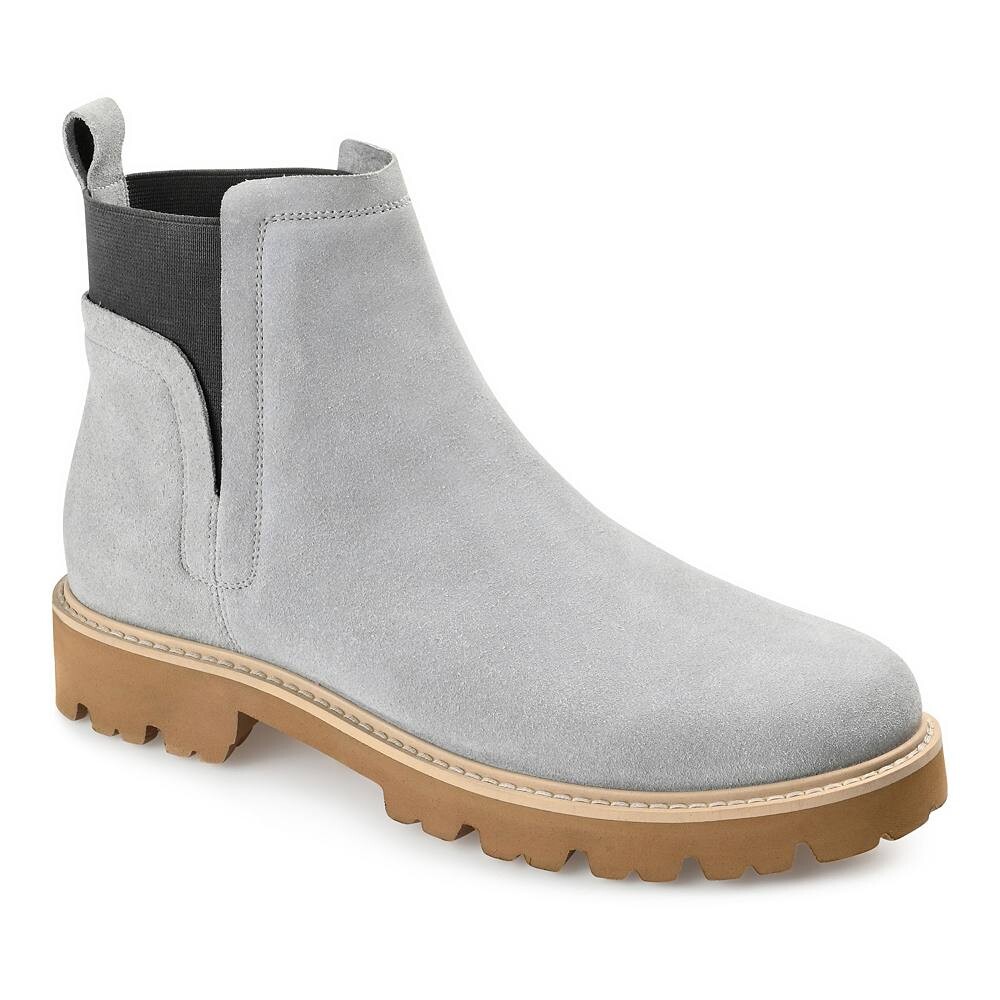 

Женские кожаные ботинки челси Journee Signature Bristol Tru Comfort Foam, серый