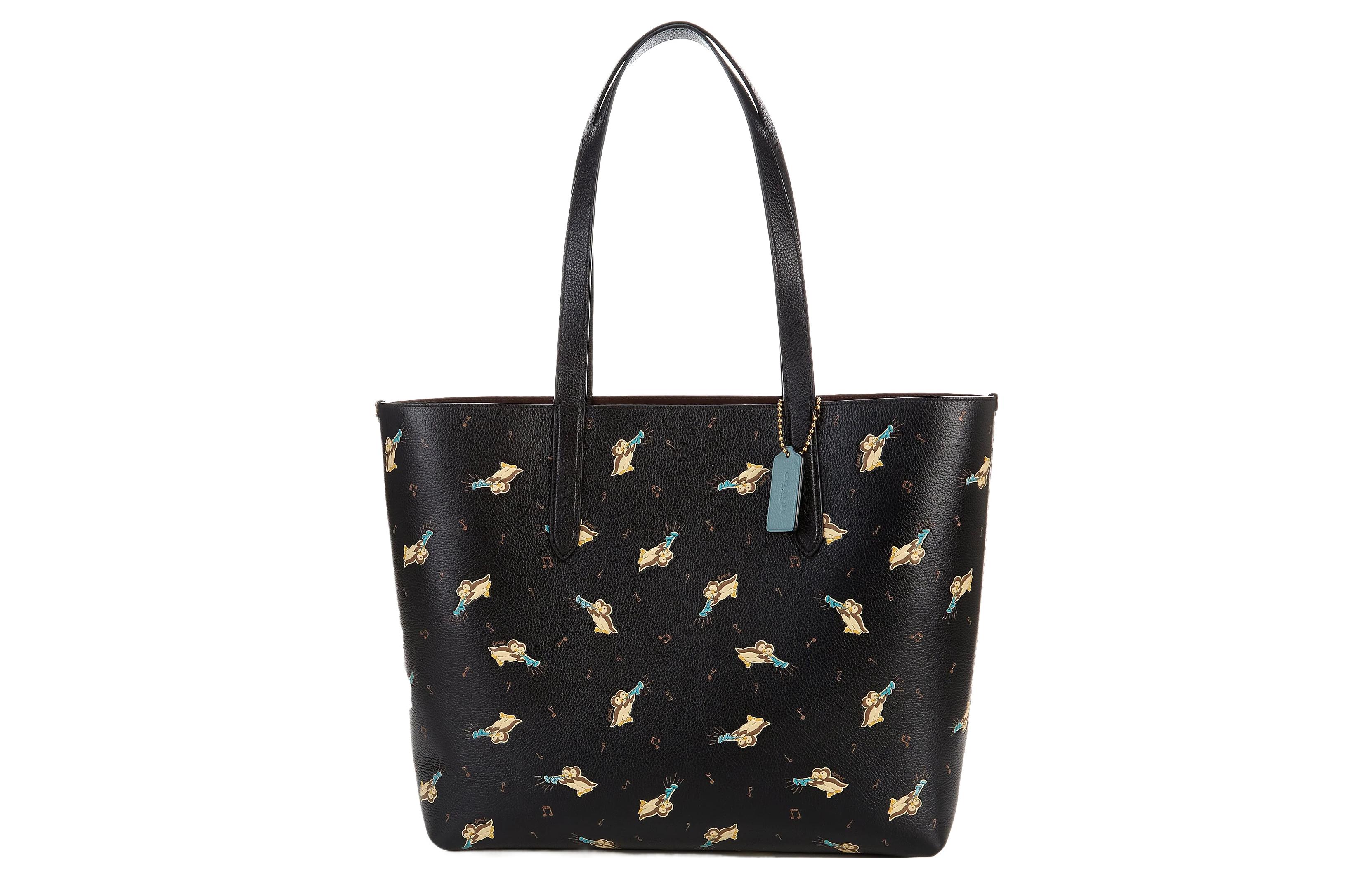 

COACH Сумка-шоппер Highline Pebbled Leather, женская, черная