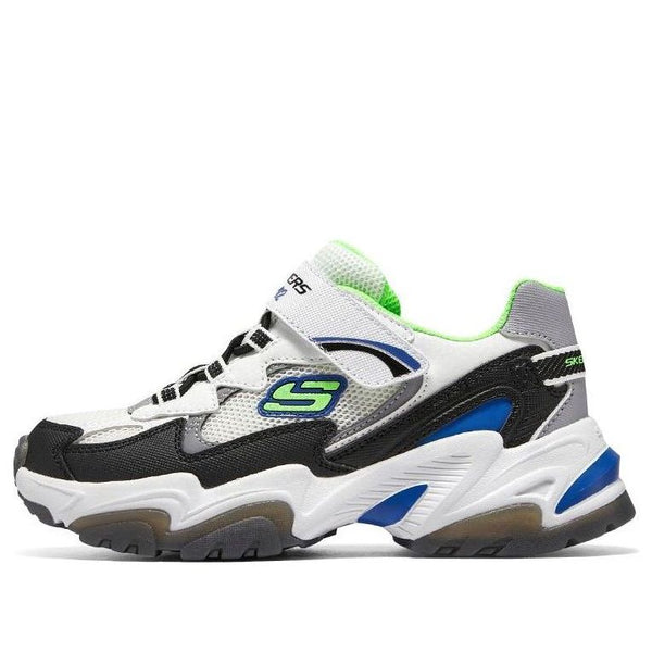 

Кроссовки stamina v2 'white black green' Skechers, белый