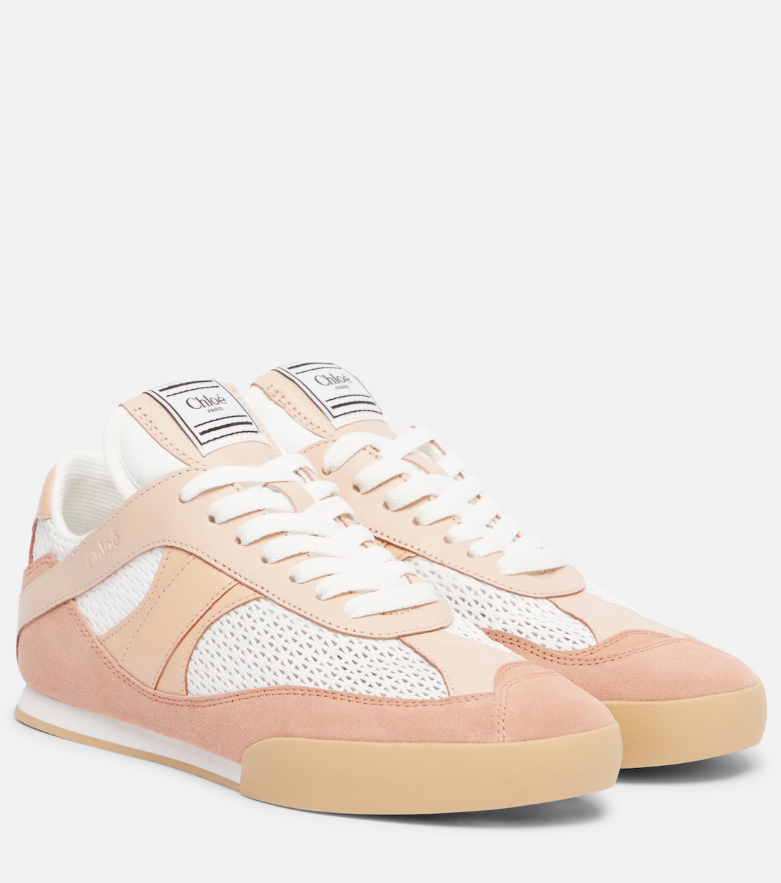 Кроссовки с замшевыми вставками Kick Chloé, Light Rosewood