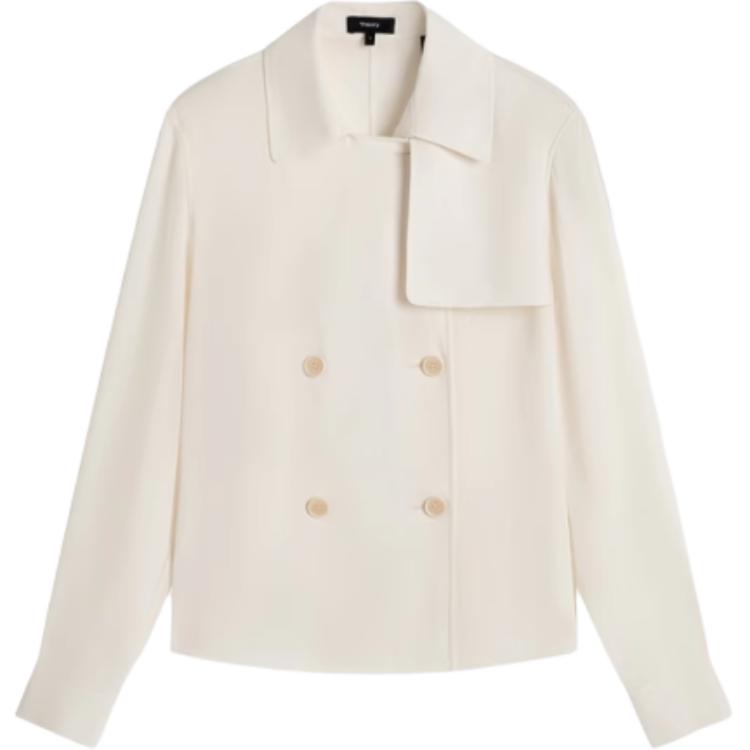

THEORY Рубашка Women's Ivory White