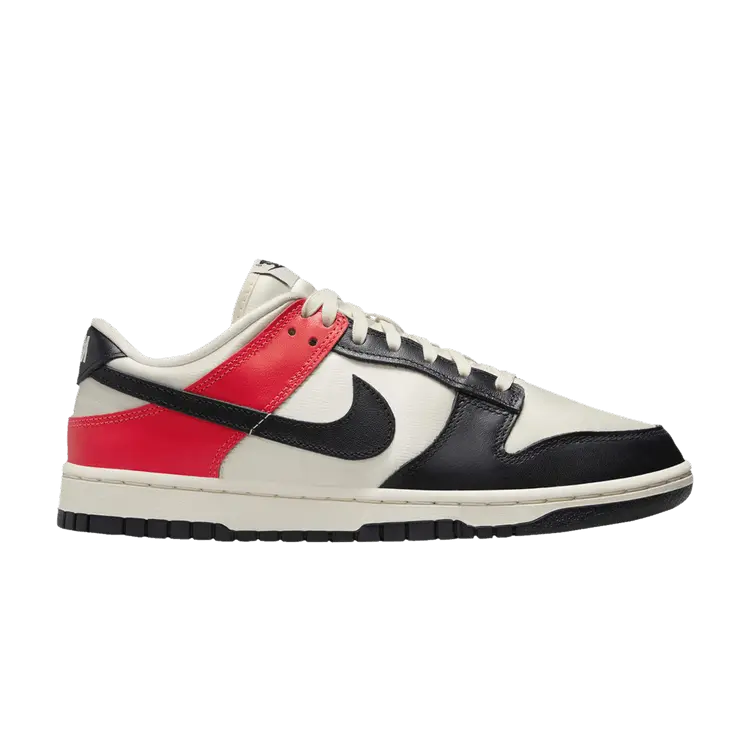 

Кроссовки Nike Wmns Dunk Low SE Black Toe Bright Crimson, кремовый