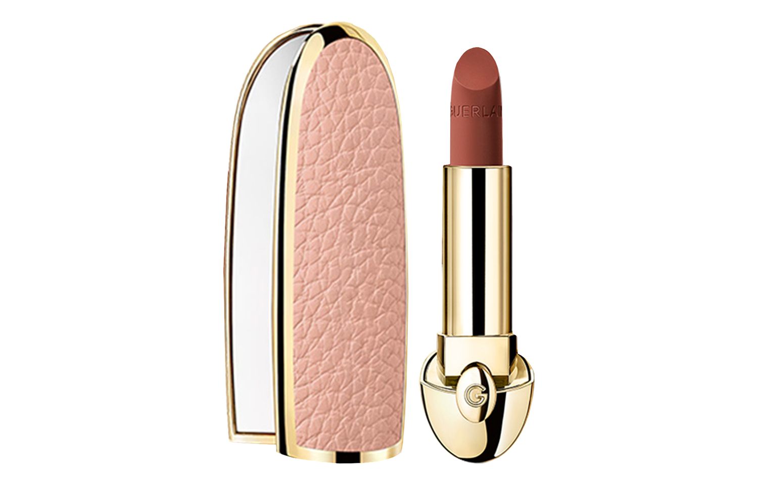 GUERLAIN JIAOLAN Nude Pink Citrus Gemstone помада Velour Natural Complexion Brightening 3,5 г — фото 2