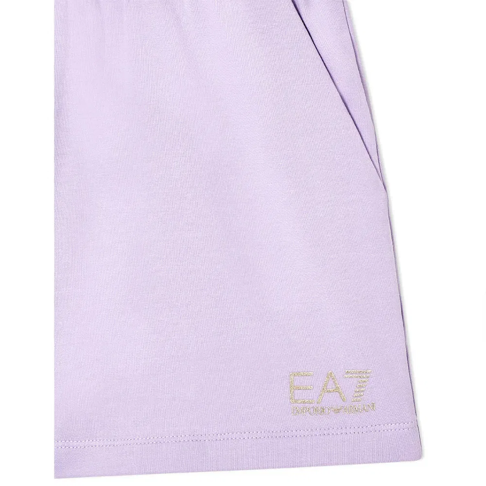 Шорты EA7 EMPORIO ARMANI, фиолетовые — фото 3