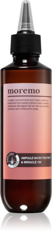 

Интенсивное регенерирующее средство для волос и кожи головы moremo Water Treatment Miracle 100