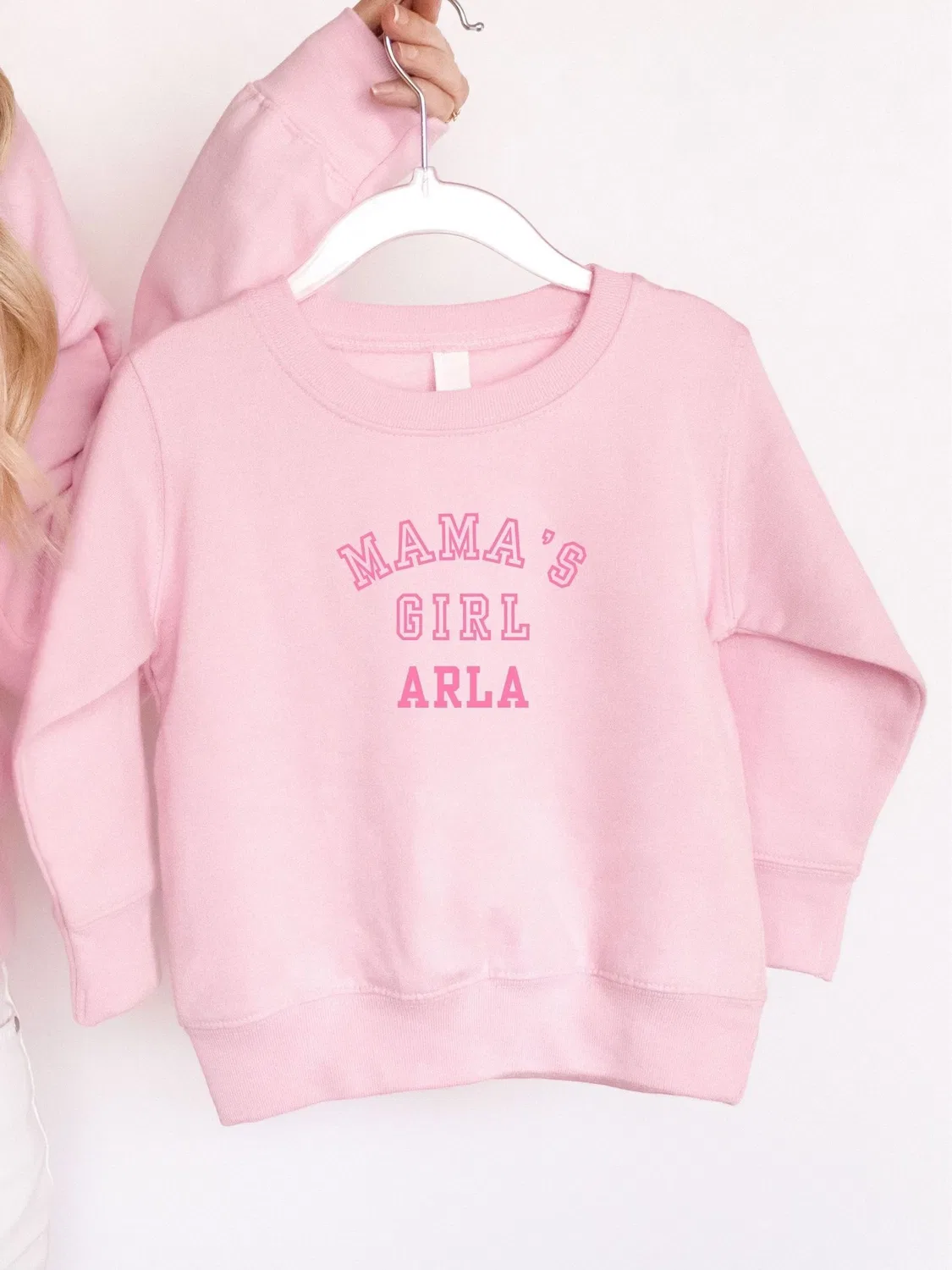 Свитшот персонализированный Mama's Girl Koko Blossom, розовый