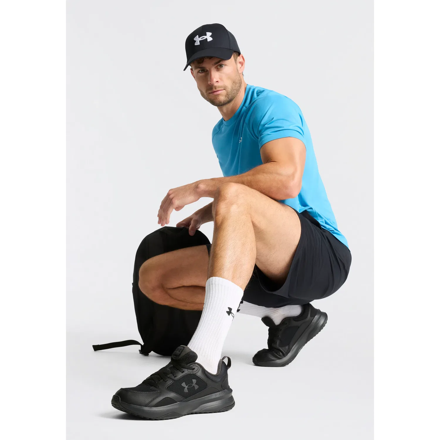 Детская тренировочная футболка с коротким рукавом Under Armour, Ether Blue — фото 4