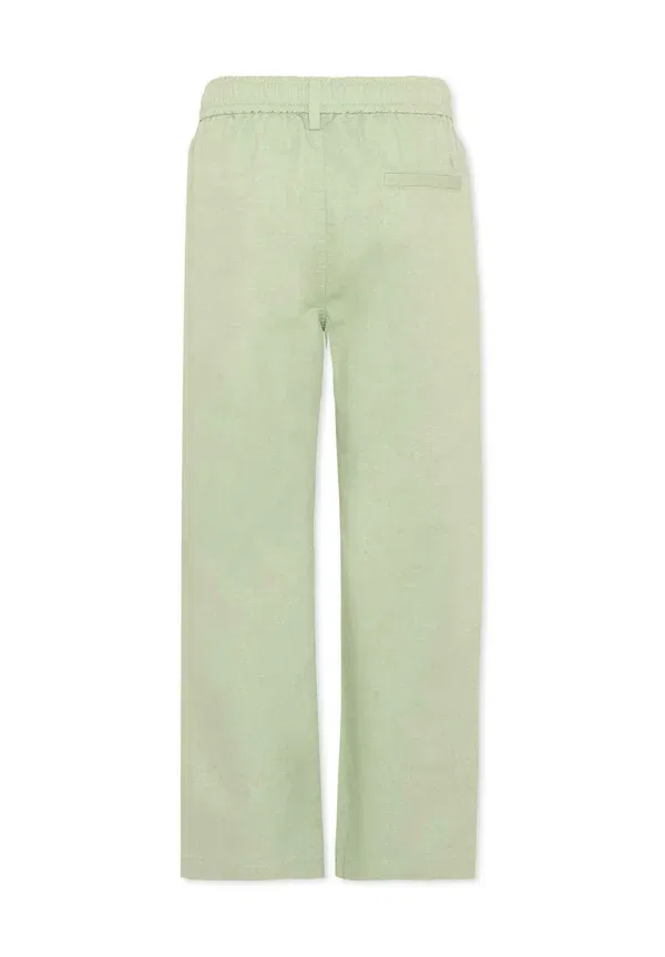 Брюки хлопковые Pantaloni Tru Trussardi Junior, green, зеленый — фото 2