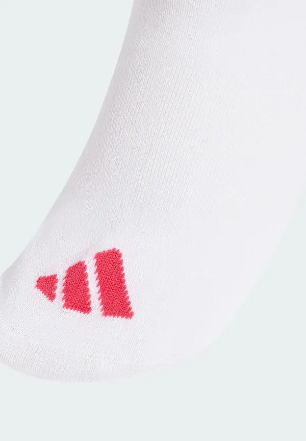 Женские носки-полуторки, 3 пары, спортивная упаковка - спортивные носки Adidas Performance, белый/фиолетовый/розовый/сиреневый — фото 4