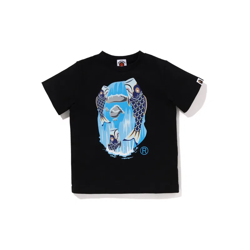 Детская футболка хлопковая A BATHING APE, Black BKX