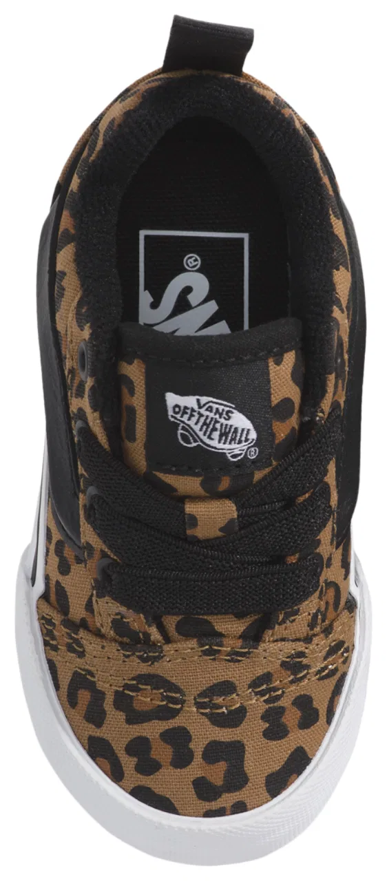 Детские кеды Knu Skool Leopard Vans, коричневый/черный — фото 4