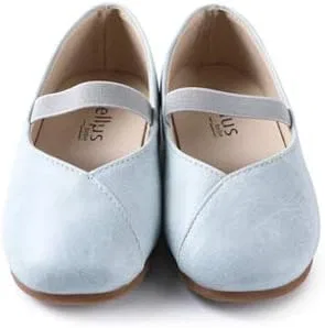 Детские туфли-балетки Мэри Джейн для девочек ContiKids, Ballet Sky Blue — фото 2