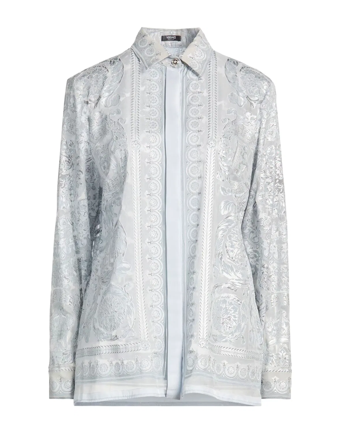 Женская рубашка с длинным рукавом Versace, серый