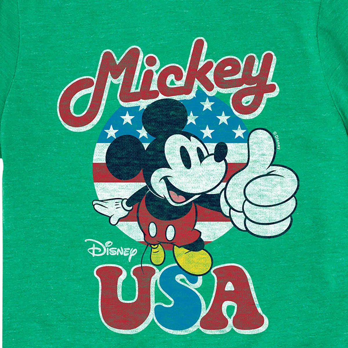 Футболка с принтом Americana Disney, kelly green — фото 2