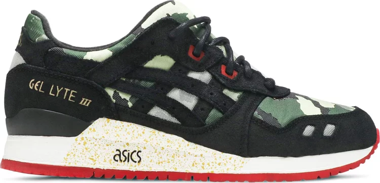 Кроссовки bait x gel-lyte 3 'vanquish camo' Asics, черный - фото