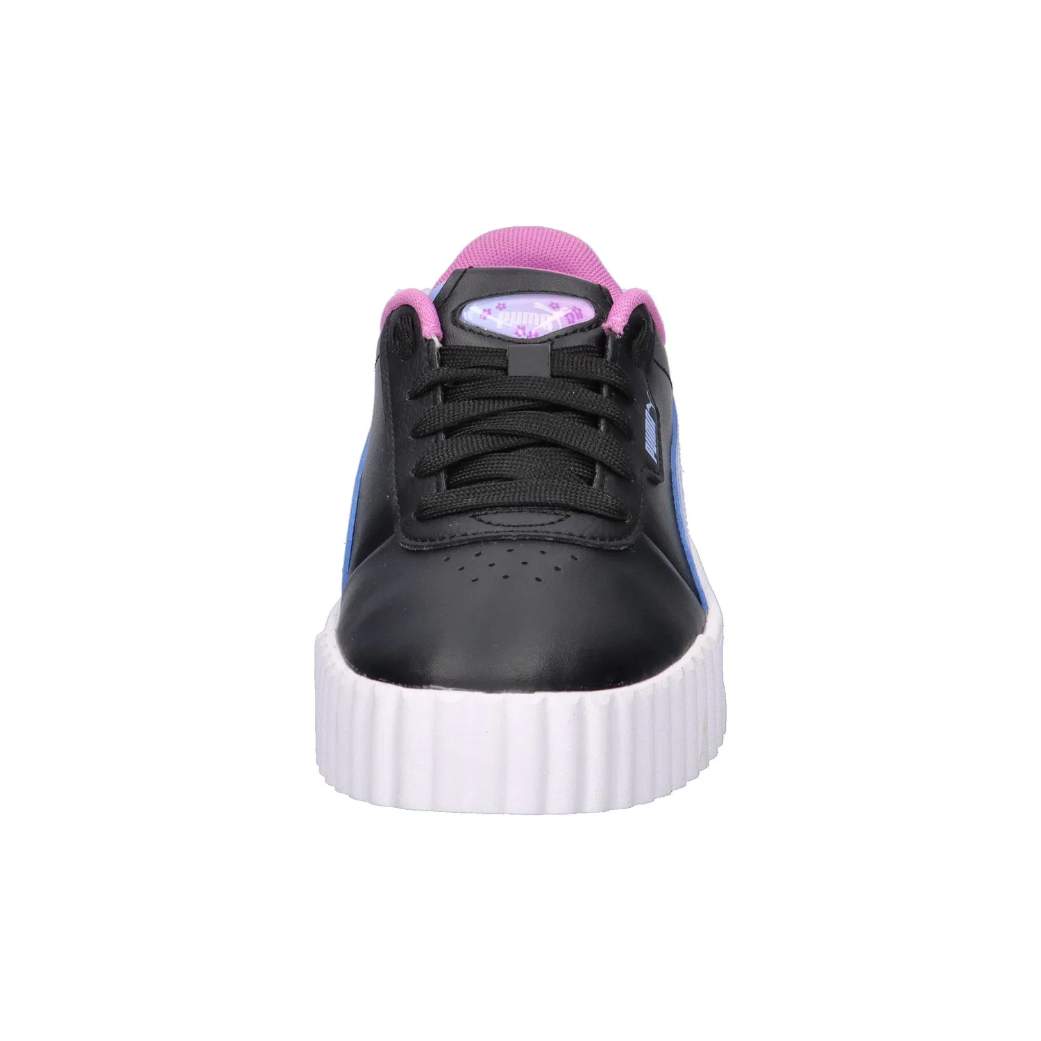 Детские кроссовки с принтом Carina 3.0 Jelly Heaven Jr Puma, Schwarz Konigliches Lila — фото 3