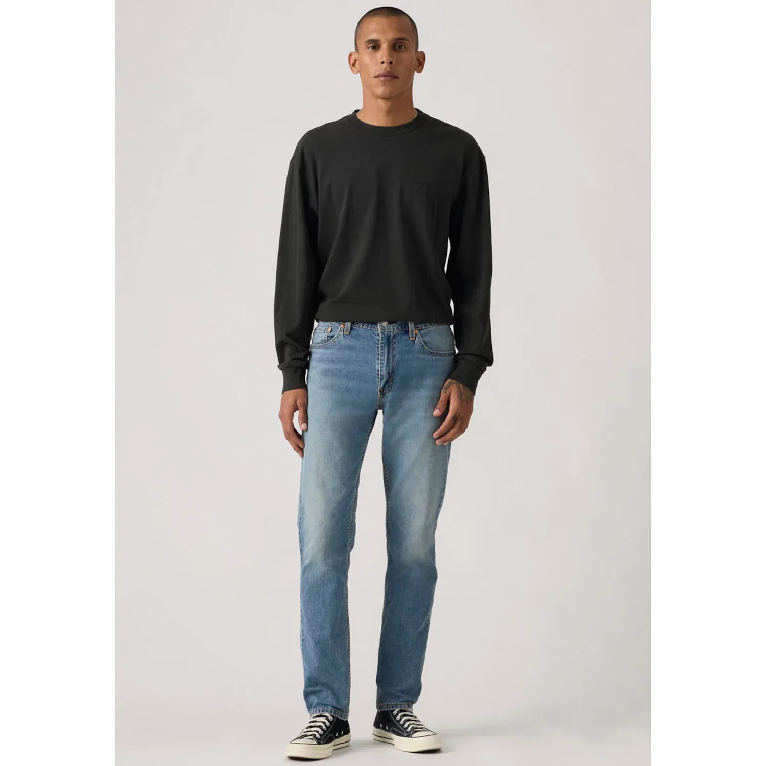 Мужские облегающие джинсы с эффектом стрейч Levi's, Waterfall Cool — фото 2