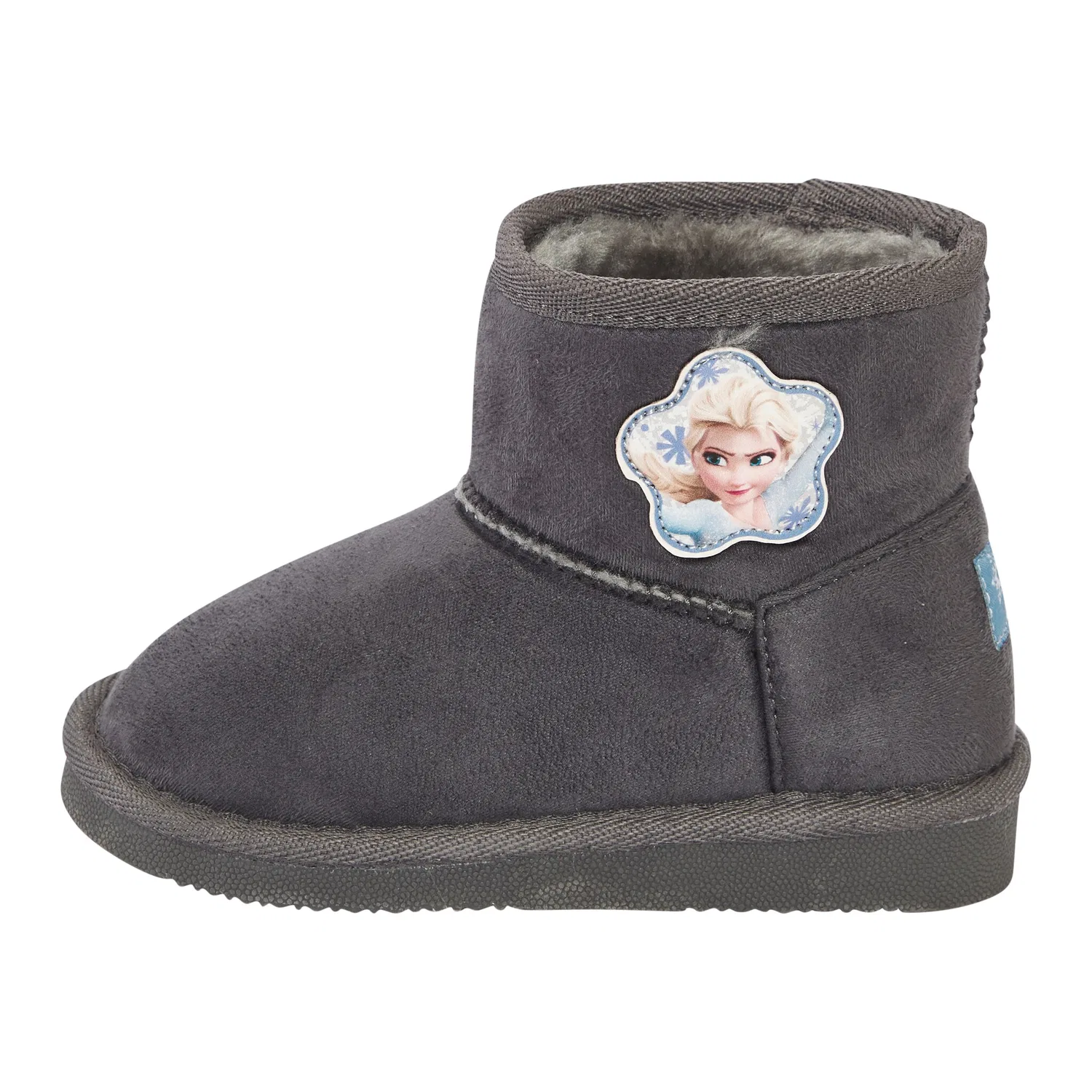 Детские зимние сапожки-слипоны с принтом Frozen Disney, Grey — фото 2