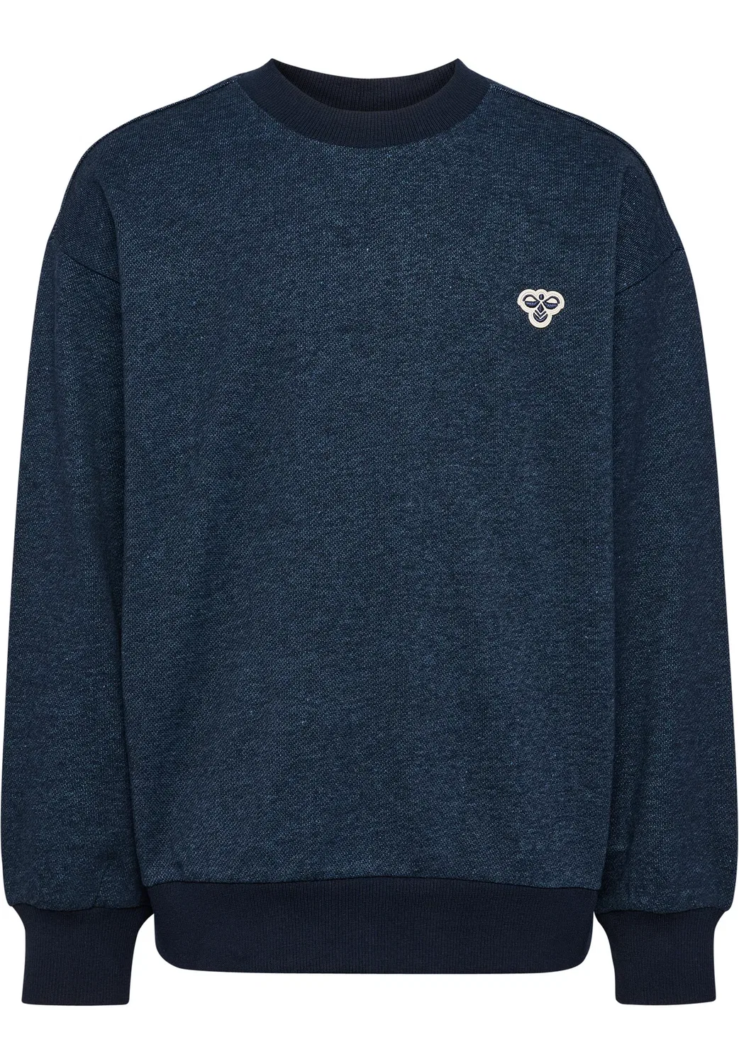 Hmljr loose dnm crewneck bee unisex - jumper Hummel, Dress Blues