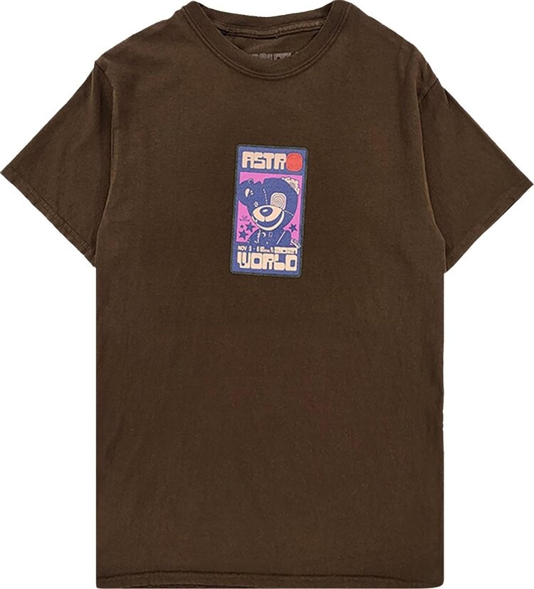 

Футболка Cactus Jack by Travis Scott Scare Bear Tee I 'Brown', коричневый