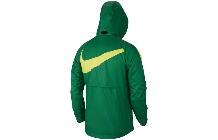 Куртка спортивная контрастная Beijing Zhonghe Guoan Nike, зеленый — фото 2