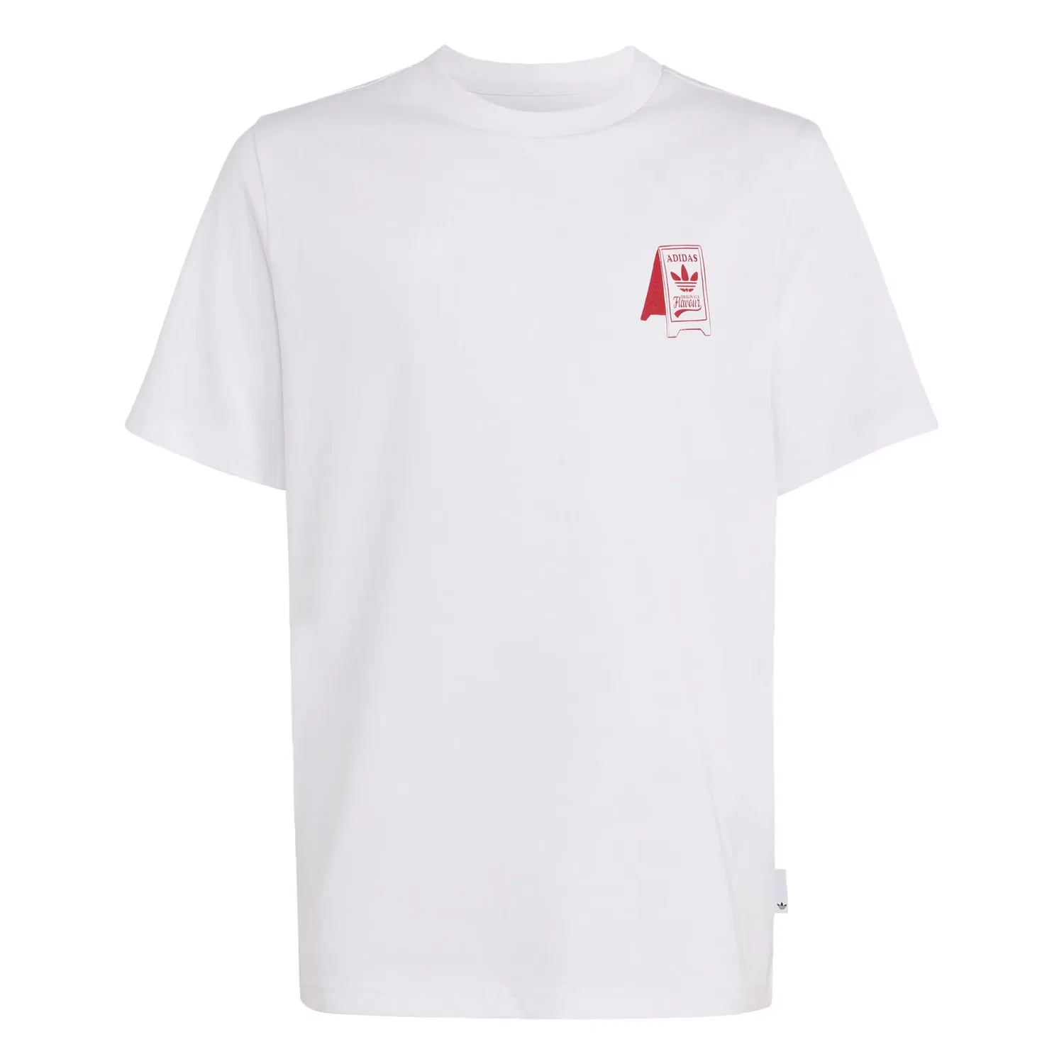 Футболка Adidas Originals Foodstand белого цвета
