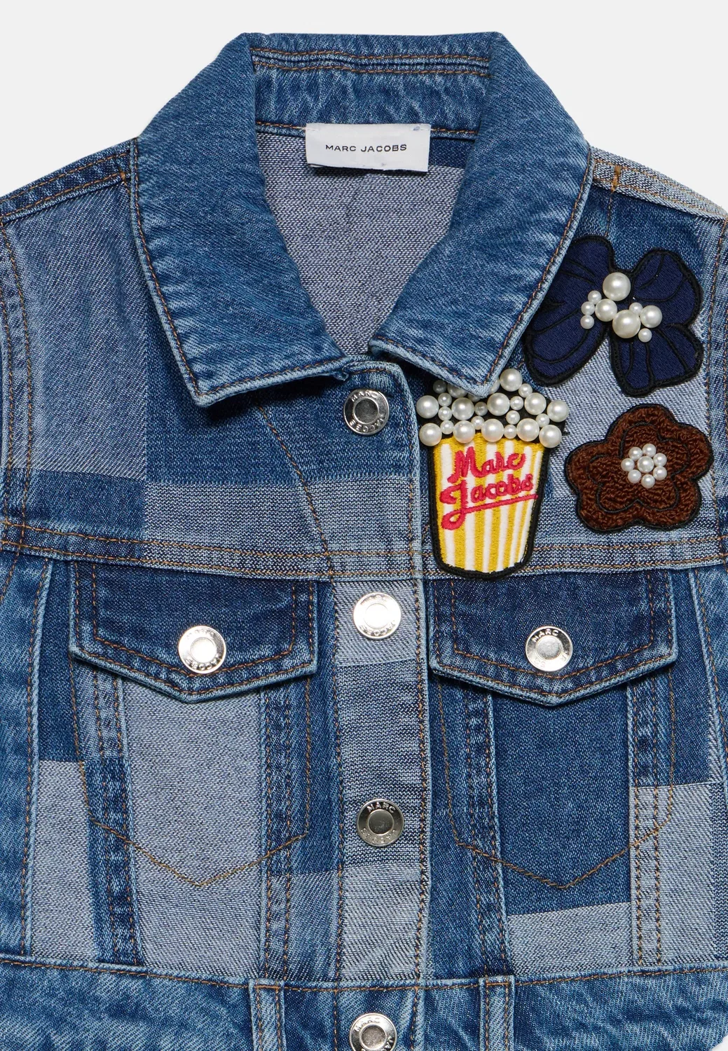 Платье - джинсовое платье Marc Jacobs Kids, Denim Blue — фото 4