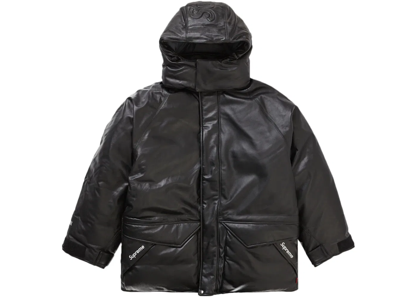 Мужская куртка-парка из кожи с GORE-TEX и пуховым наполнителем 700 Fill Supreme, Black