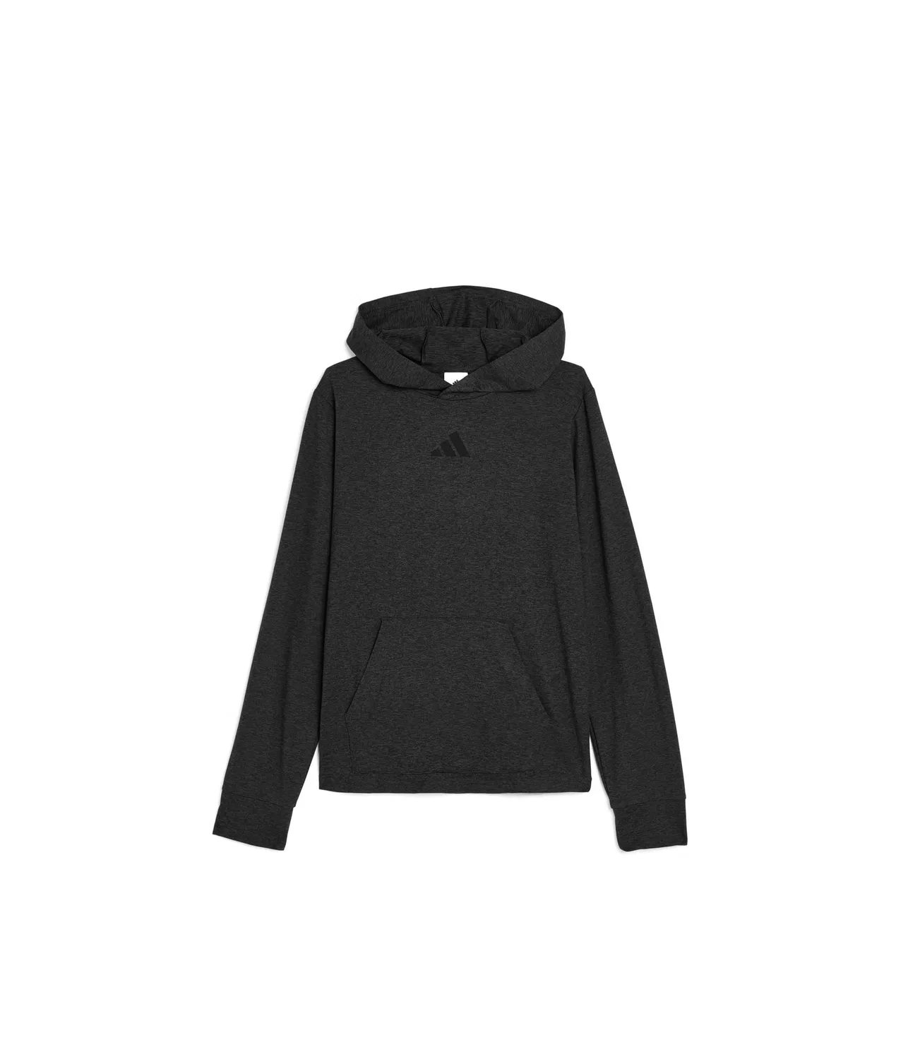 Толстовка с капюшоном All Sport Poly (для детей постарше) Adidas Kids, Black/Grey Melange