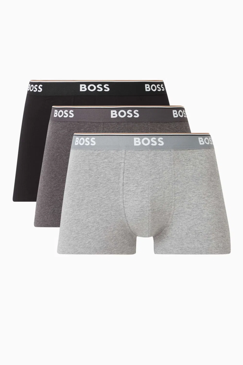Трусы хлопковые с эластаном, комплект из 3 штук BOSS