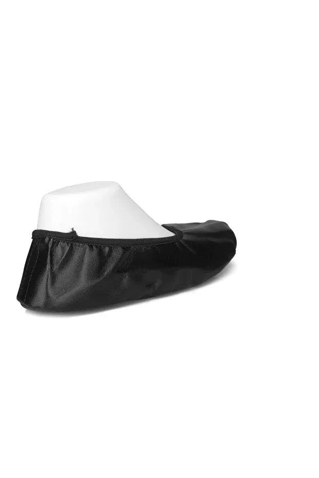 Детские балетки для девочек из экокожи Generic Brands, Black — фото 3