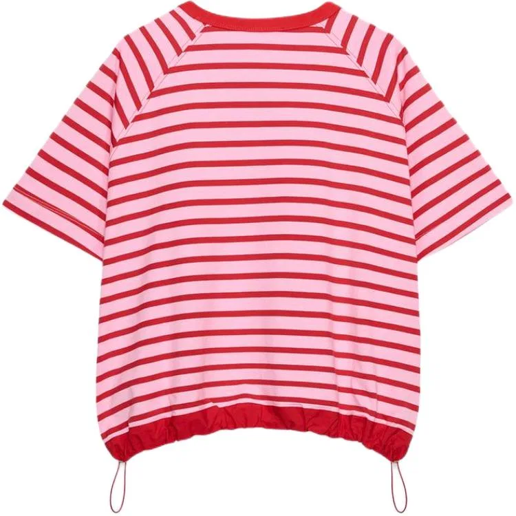 Женская футболка с круглым вырезом, Pink, ZARA — фото 3