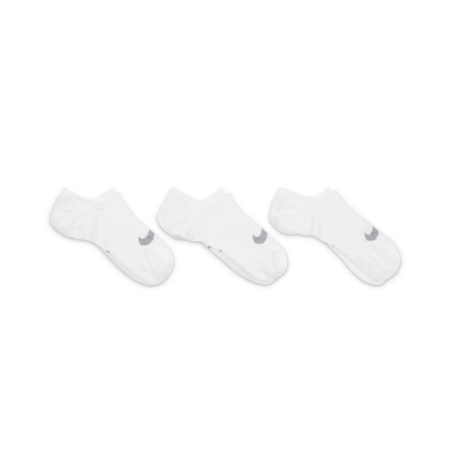 Женские носки-следы с технологией Dri-FIT Nike, White — фото 3