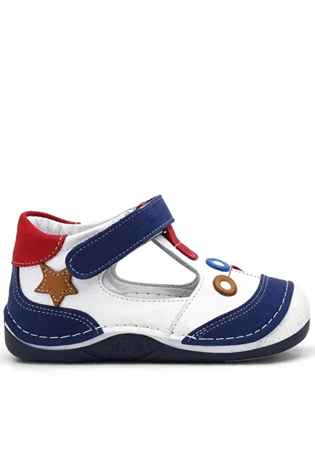 Детские туфли для мальчиков на низком каблуке Şeker Baby, Navy Blue — фото 2
