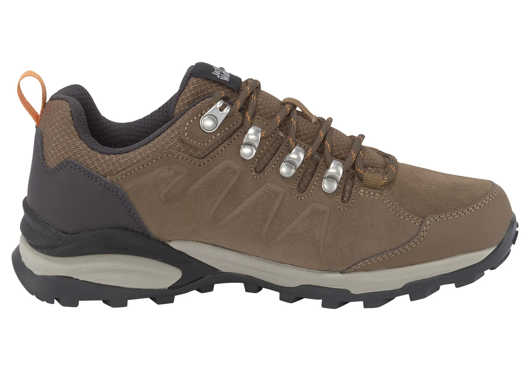 Кроссовки Jack Wolfskin "REFUGIO TEXAPORE LOW W", водонепроницаемые, коричневый — фото 3