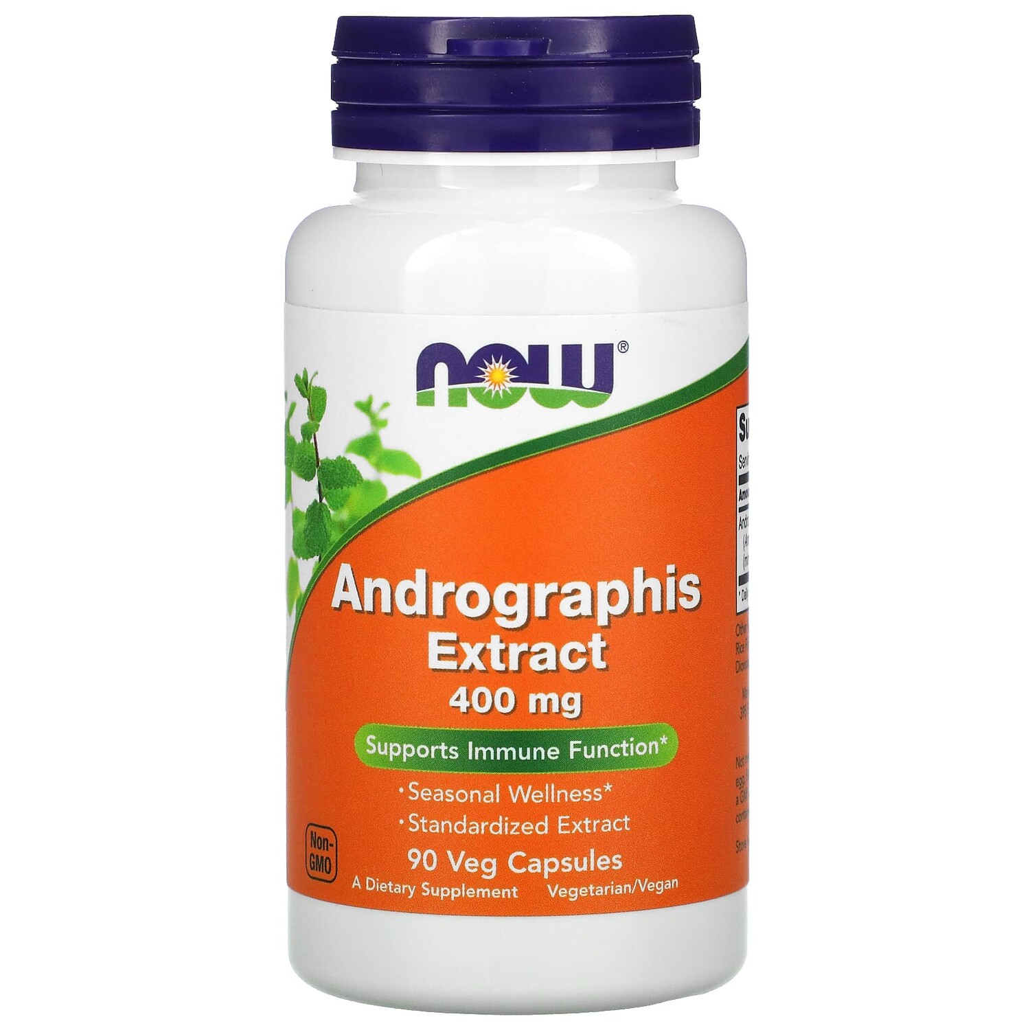 

Now Foods Экстракт андографиса 400 мг 90 капсул на растительной основе