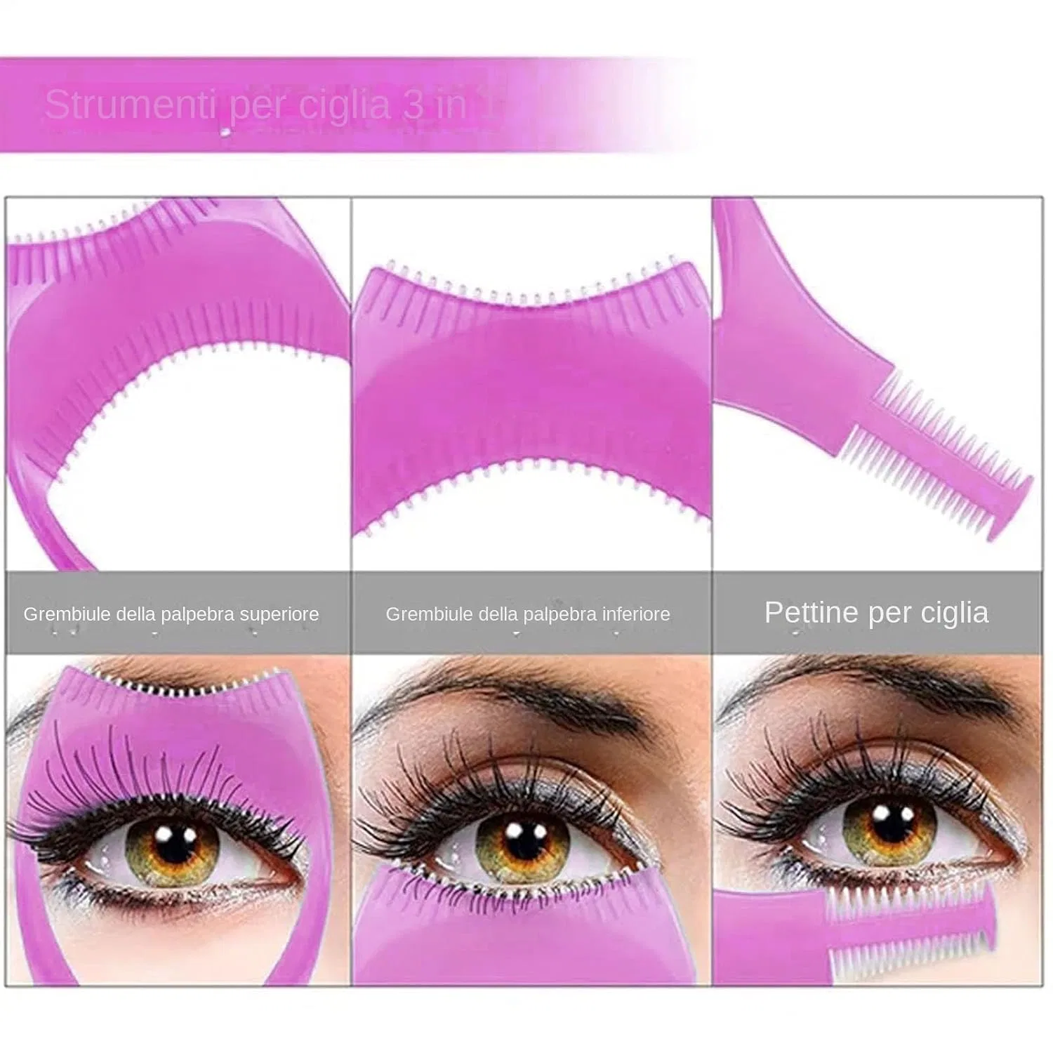 Щиток для ресниц Generisch, Hot Pink — фото 4