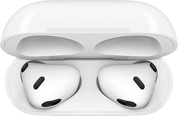 Беспроводные наушники Apple AirPods (3‑го поколения), проводная зарядка, белый — фото 4