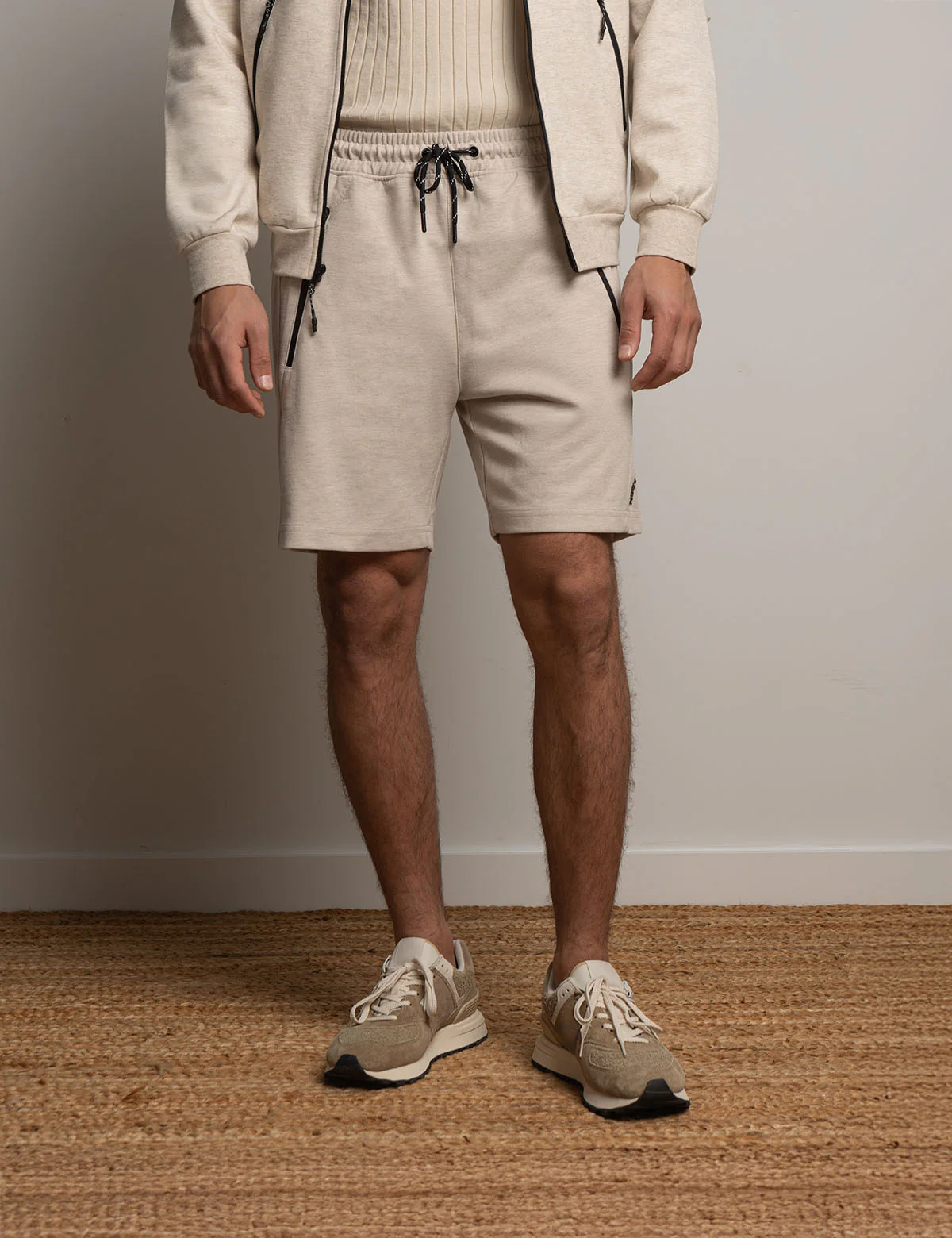 

Шорты U.S. Polo Assn White Label Bonded Interlock Jogger, бежевый
