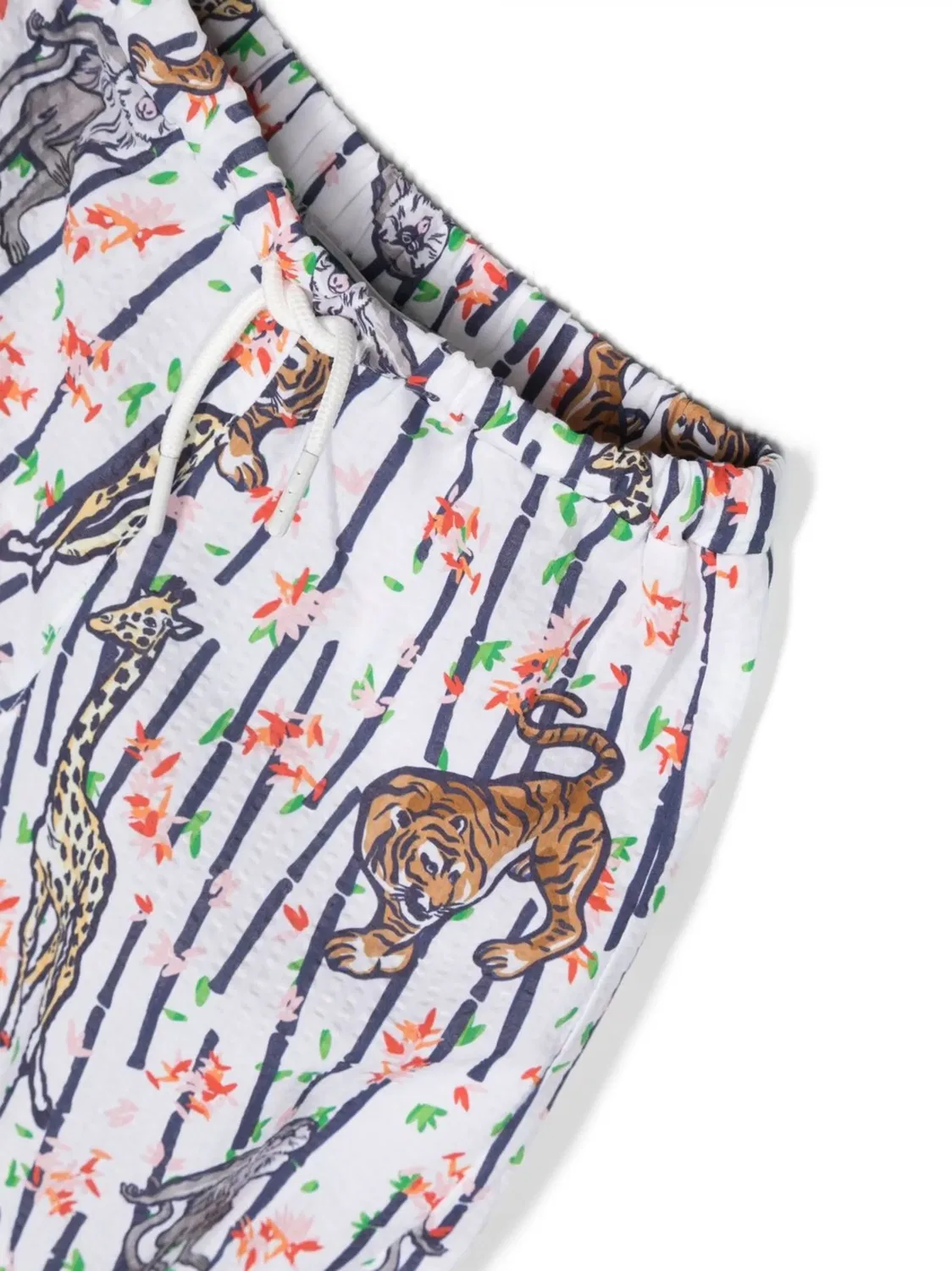 Брюки с тигровым принтом Kenzo, розовый — фото 2
