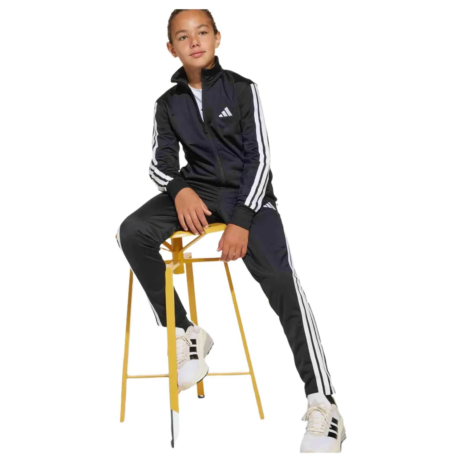 Детский спортивный костюм с принтом 3S TR TS 205 Adidas, Schwarz — фото 3