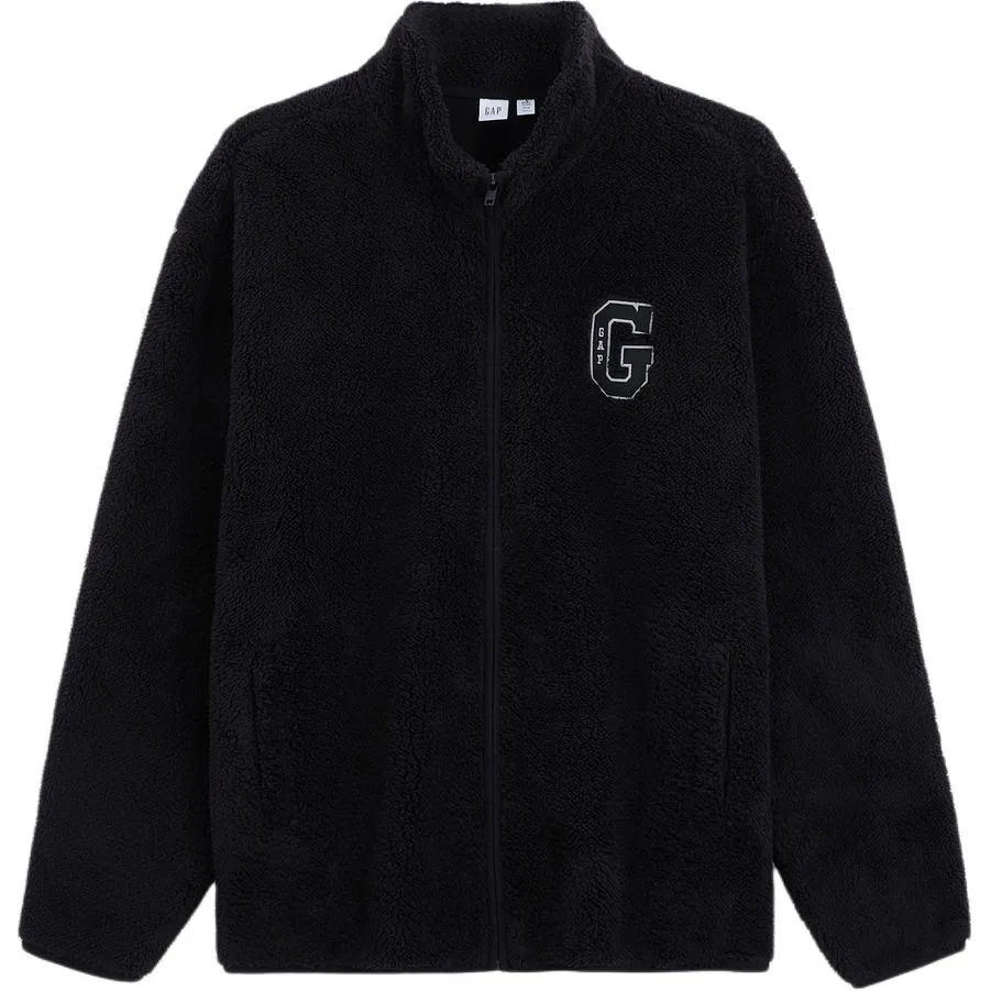 Свитшот с воротником-стойкой GAP, Black