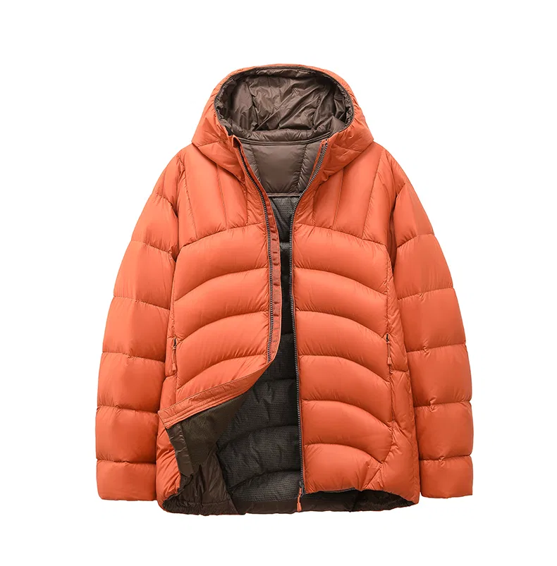 Детский пуховик с капюшоном Bright Orange YALU