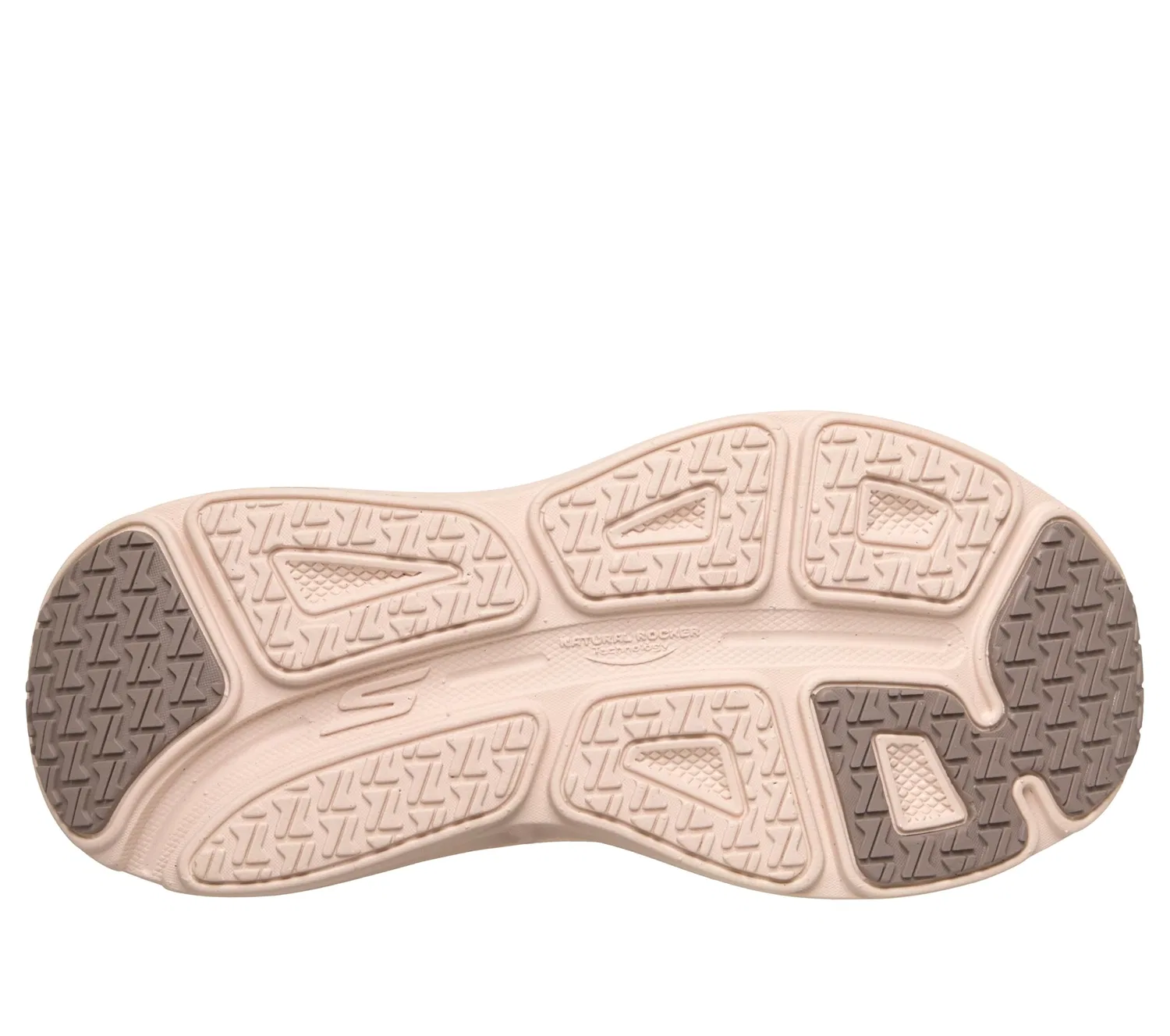 Детские кроссовки для девочек с максимальной амортизацией Max Cushioning Endeavour Canova Skechers, Beige Multicoloured — фото 2