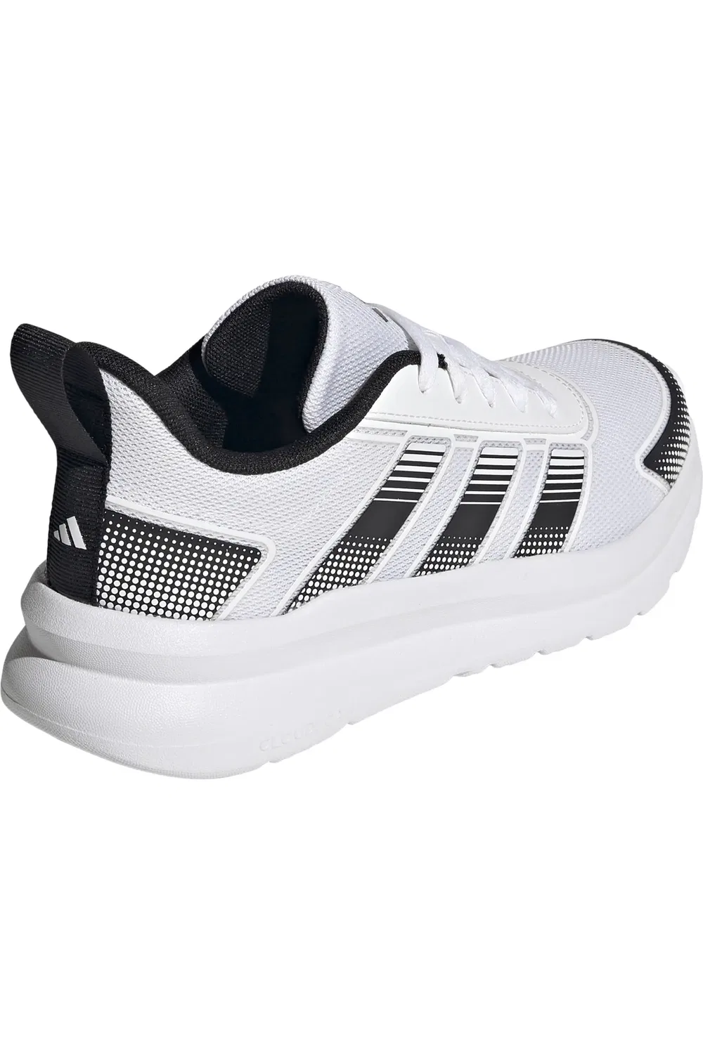 Детские кроссовки с облачной подошвой Tensaur Run 4.0 adidas, белый/черный/белый — фото 2