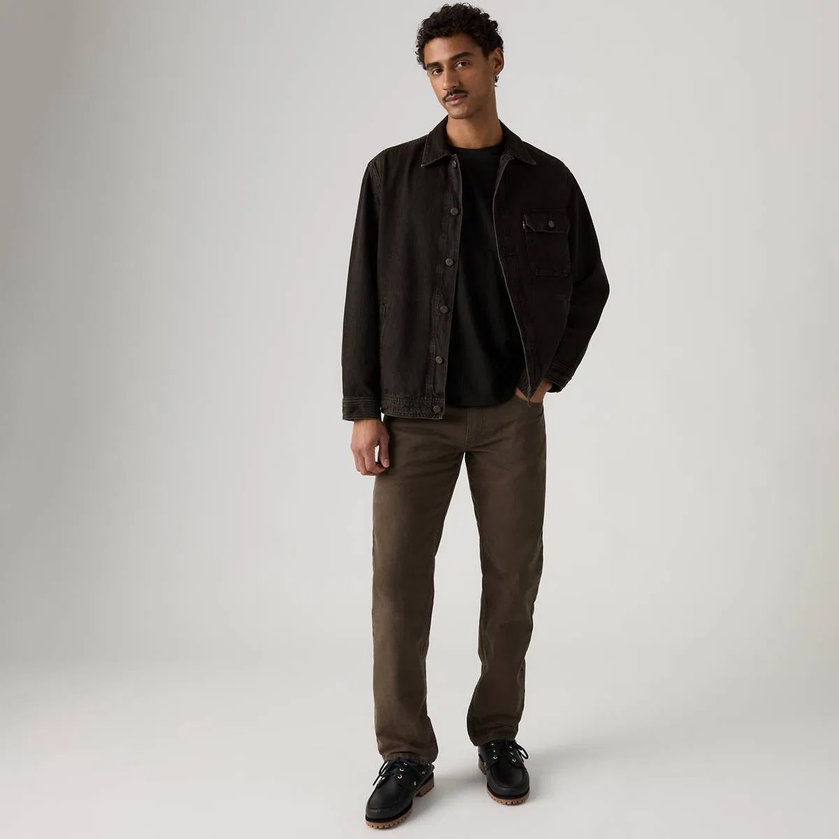 свободные прямые мужские джинсы 559 Levi's, Coffee - Brown