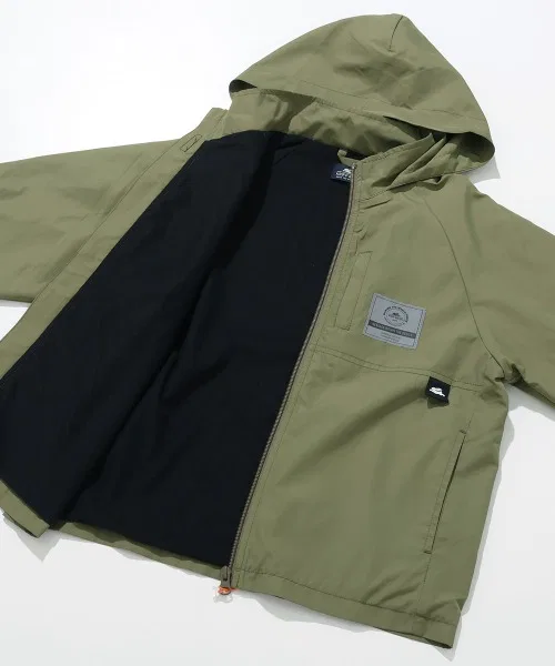 Детская куртка-дождевик с капюшоном и флисовой подкладкой KRIFF MAYER Kid's Collection, Olive — фото 4