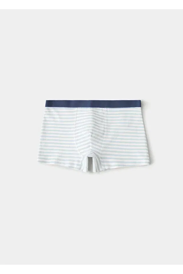 Детский комплект трусов для мальчиков хлопковый Mango Kids, Sky Blue — фото 2